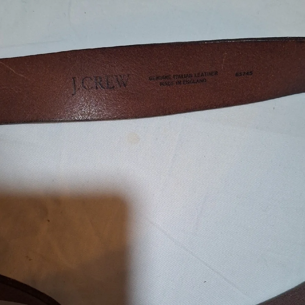 J. Crew Men's Brown Leather Belt Bag Size M